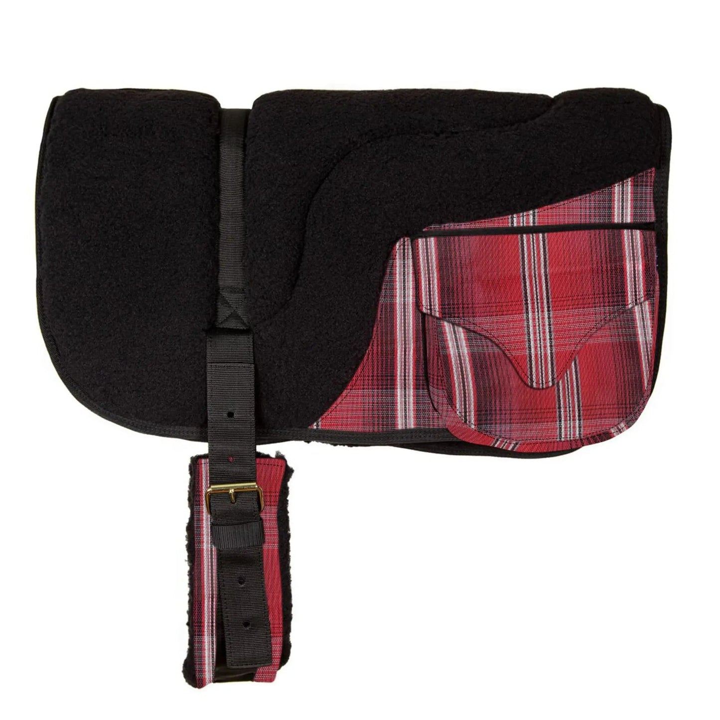 Plush Fleece Bareback Pad with Pockets - Comfort & Convenience - Riders Choice Supply Co