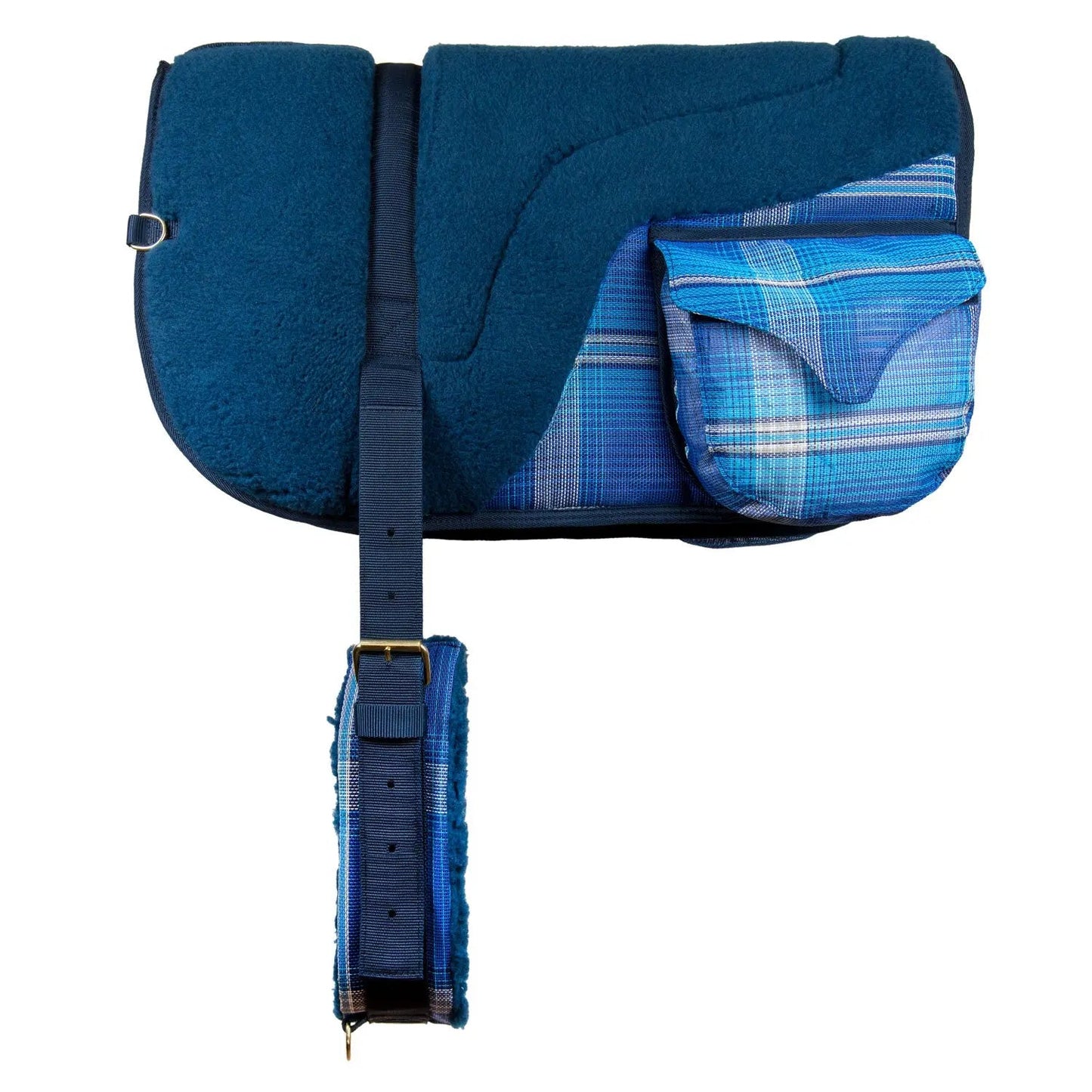 Plush Fleece Bareback Pad with Pockets - Comfort & Convenience - Riders Choice Supply Co