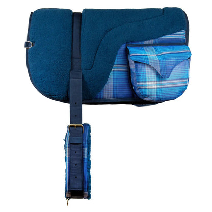 Plush Fleece Bareback Pad with Pockets - Comfort & Convenience - Riders Choice Supply Co