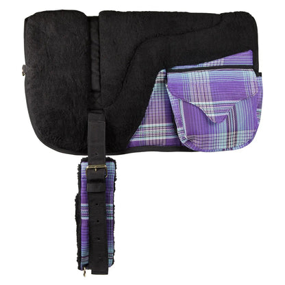Plush Fleece Bareback Pad with Pockets - Comfort & Convenience - Riders Choice Supply Co