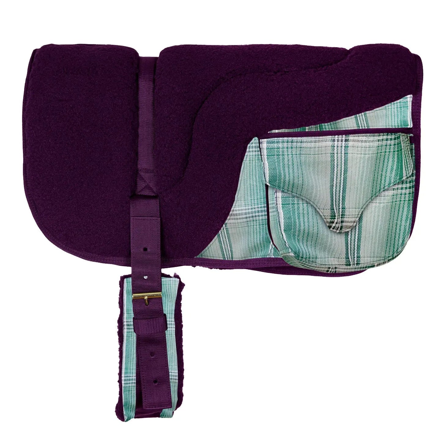 Plush Fleece Bareback Pad with Pockets - Comfort & Convenience - Riders Choice Supply Co