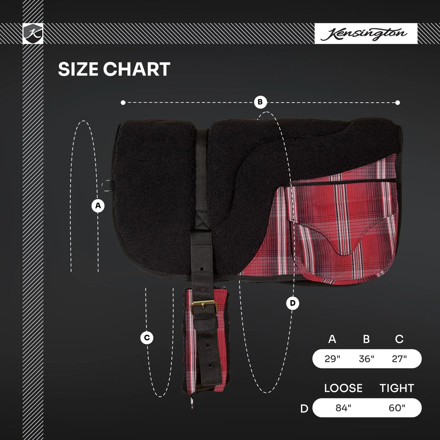 Plush Fleece Bareback Pad with Pockets - Comfort & Convenience - Riders Choice Supply Co
