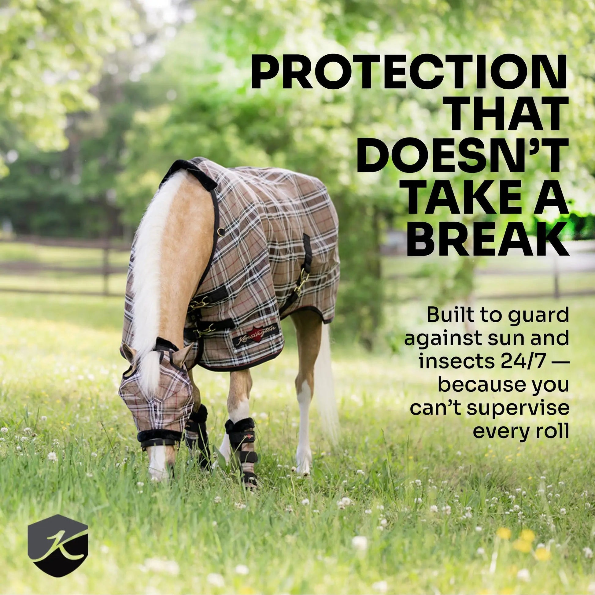 Horse Protective Fly Sheet  - 73% UV Protection - Riders Choice Supply Co