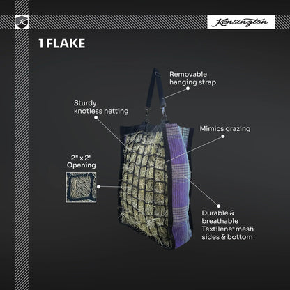 Slow Feed Hay Bag - 1 Flake Capacity - Riders Choice Supply Co