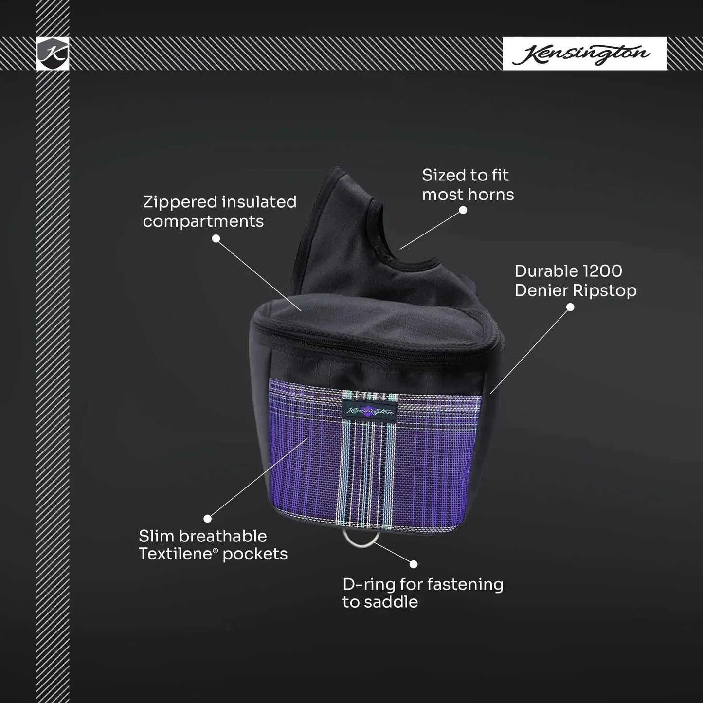 Insulated Western Horn Bag - Riders Choice Supply Co