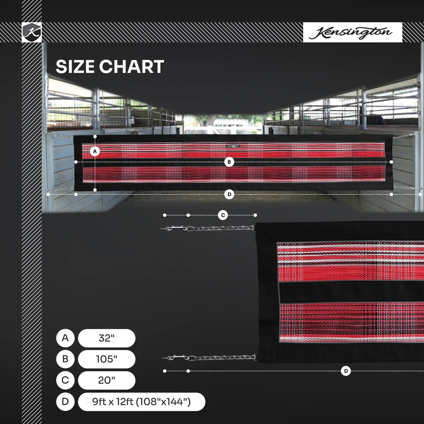 Aisle Guard - Mounting Hardware Included - Riders Choice Supply Co