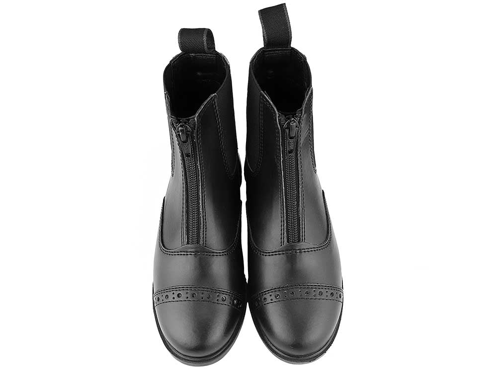 Grewal Equestrian Children's Zip Up Synthetic Paddock Boots - Riders Choice Supply Co