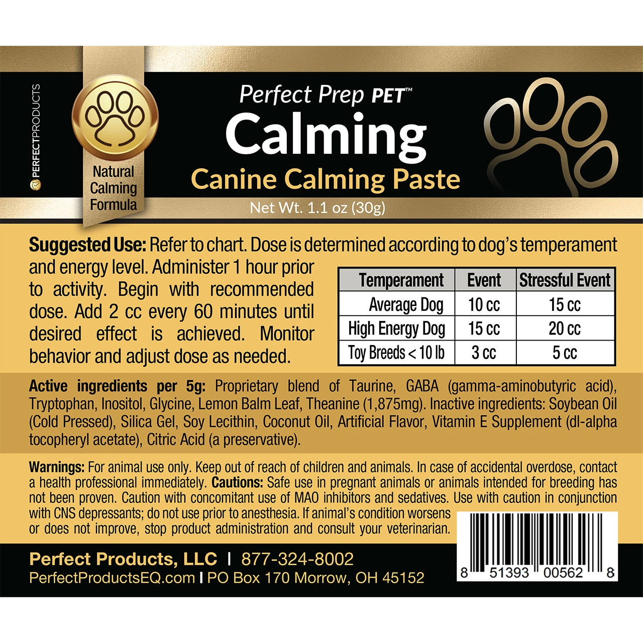 Perfect Prep PET™ Canine Calming