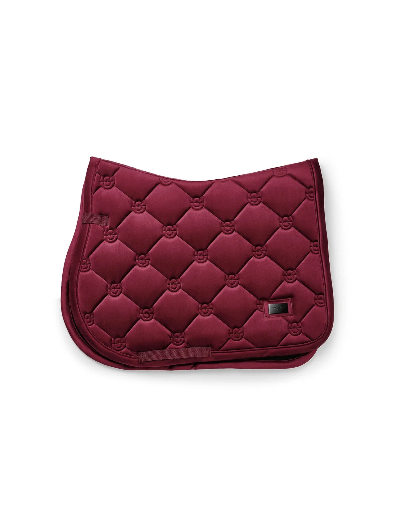 Equestrian Stockholm Velvet Jump Saddle Pad & Ear Bonnets