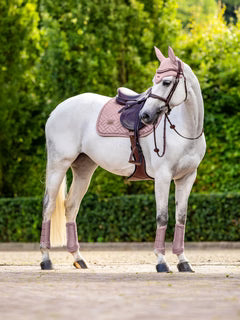 Equestrian Stockholm Jump Saddle Pad Modern Midsummer Blush - Full
