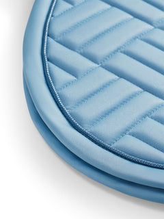 Equestrian Stockholm Jump Saddle Pad Modern Midsummer Blue - Full