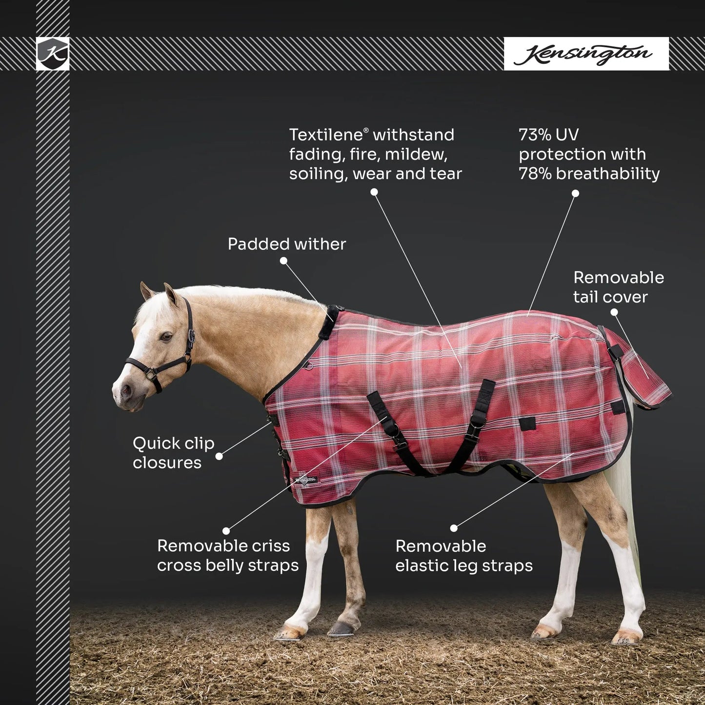 Pony Protective Fly Sheet - 73% UV Protection - Riders Choice Supply Co