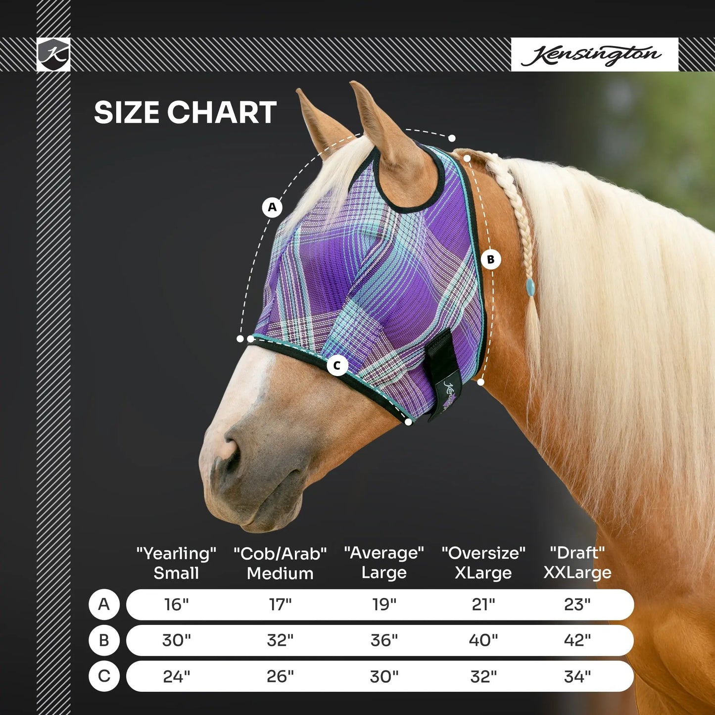 Fly Mask with 73% UV Protection - Riders Choice Supply Co