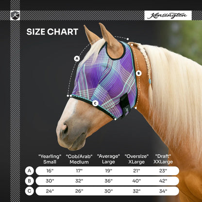 Fly Mask with 73% UV Protection - Riders Choice Supply Co