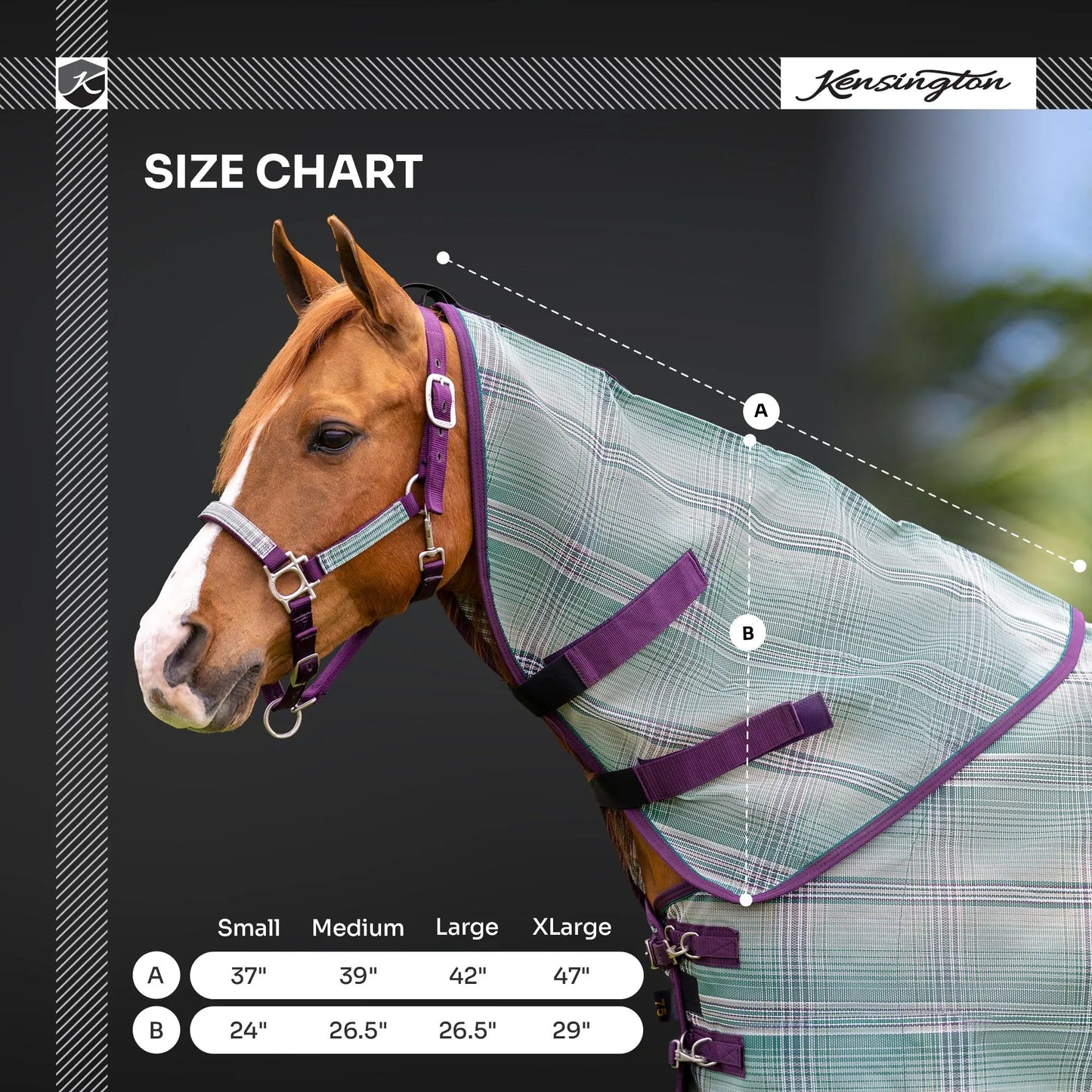 Horse Protective Neck Cover - Pairs with Fly Sheet - 73% UV Blocking - Riders Choice Supply Co