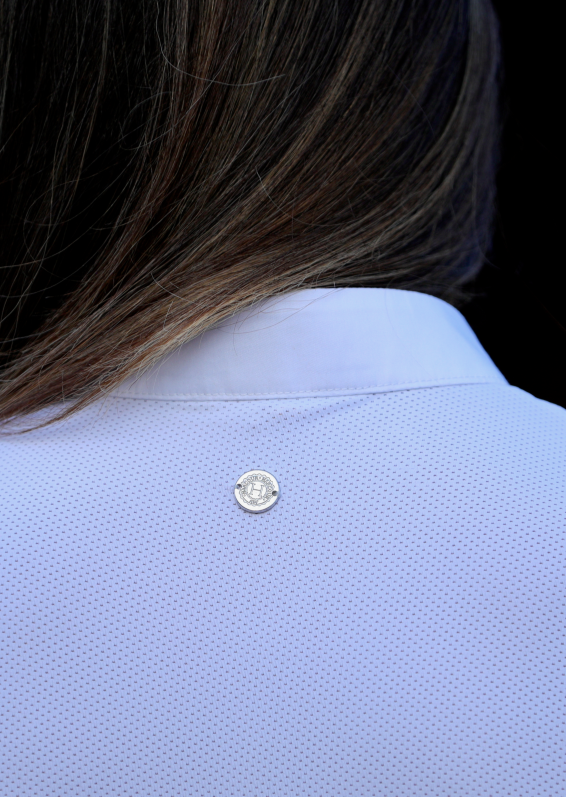 Paola - Womens Competion Shirt in White Long Sleeve - Riders Choice Supply Co