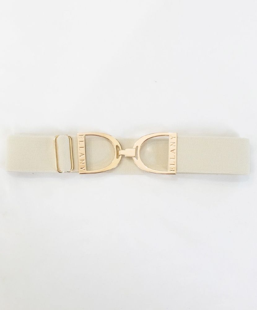 Buttercream - 1.5" Gold Stirrup Elastic Belt