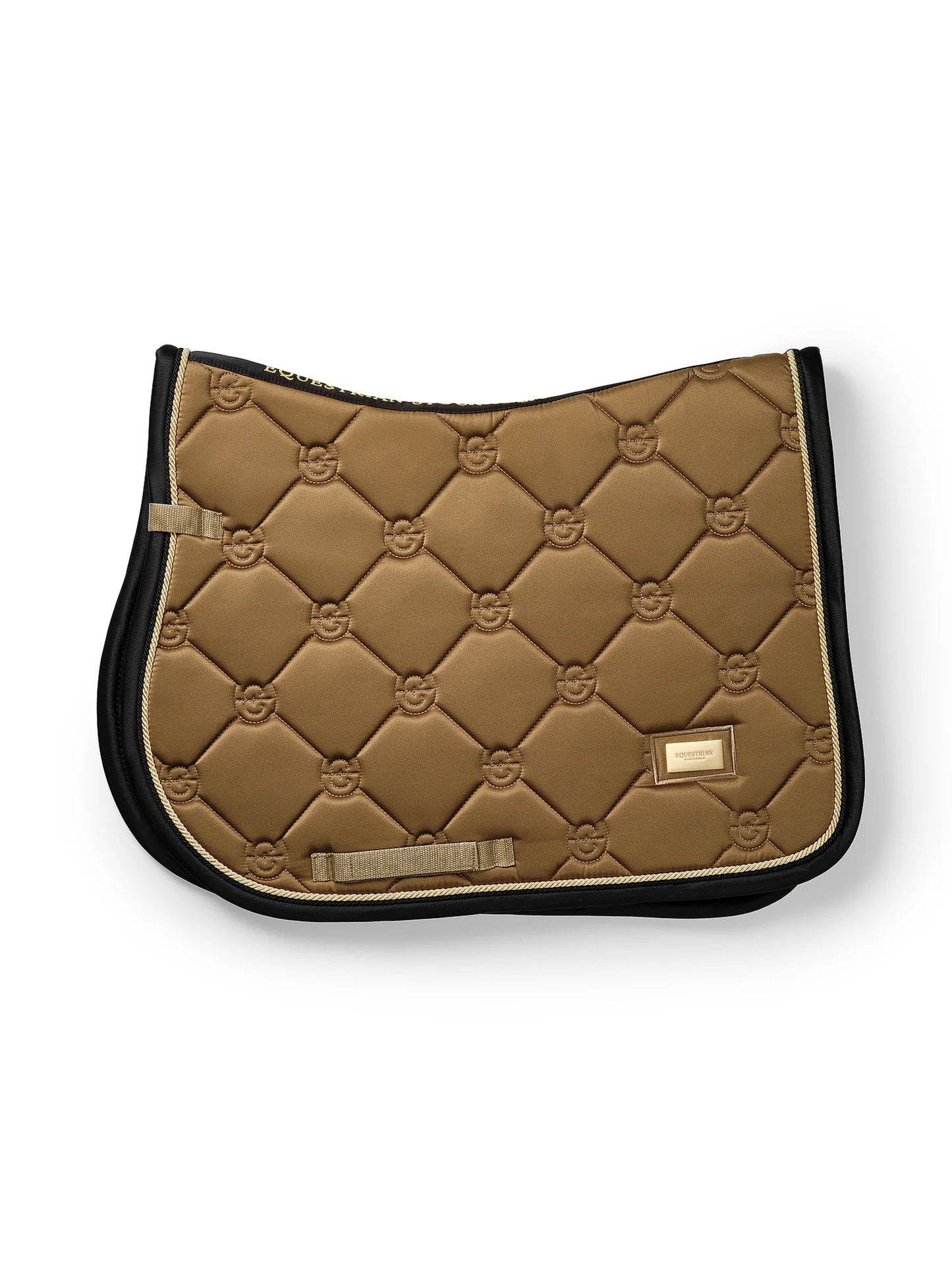 Equestrian Stockholm Jump Saddle Pad Golden Brass - Full - Riders Choice Supply Co