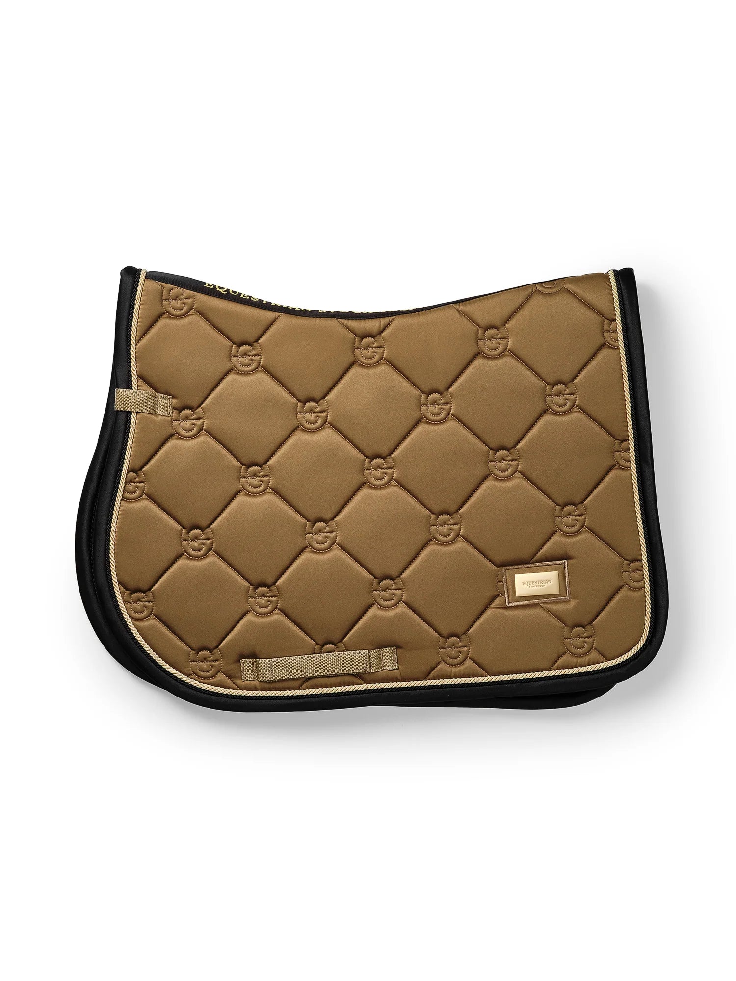 Equestrian Stockholm Jump Saddle Pad Golden Brass - Full - Riders Choice Supply Co