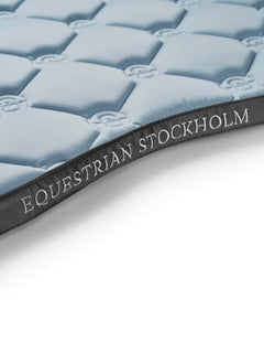 Equestrian Stockholm Jump Saddle Pad Ice Blue Pearl - Full