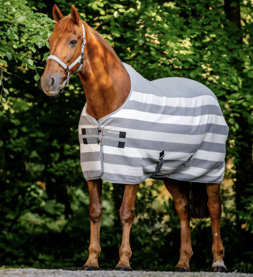 Horseware Newmarket Fleece Cooler Witney Charcoal 69" - Riders Choice Supply Co