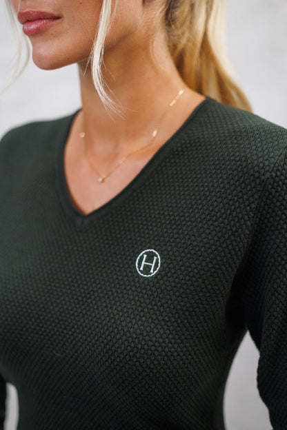 Toulon Womens V-Neck Pullover - Riders Choice Supply Co