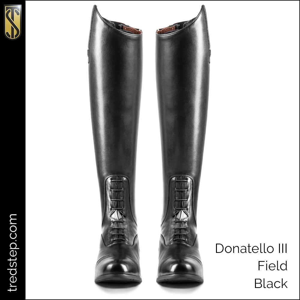 Donatello III Field Tall Boot Black