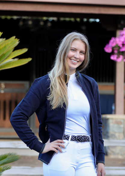 Visiteurs Womens Zip-Up Sweater - Riders Choice Supply Co