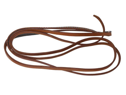 Western Split Reins with Turquoise Buckstitching - Riders Choice Supply Co