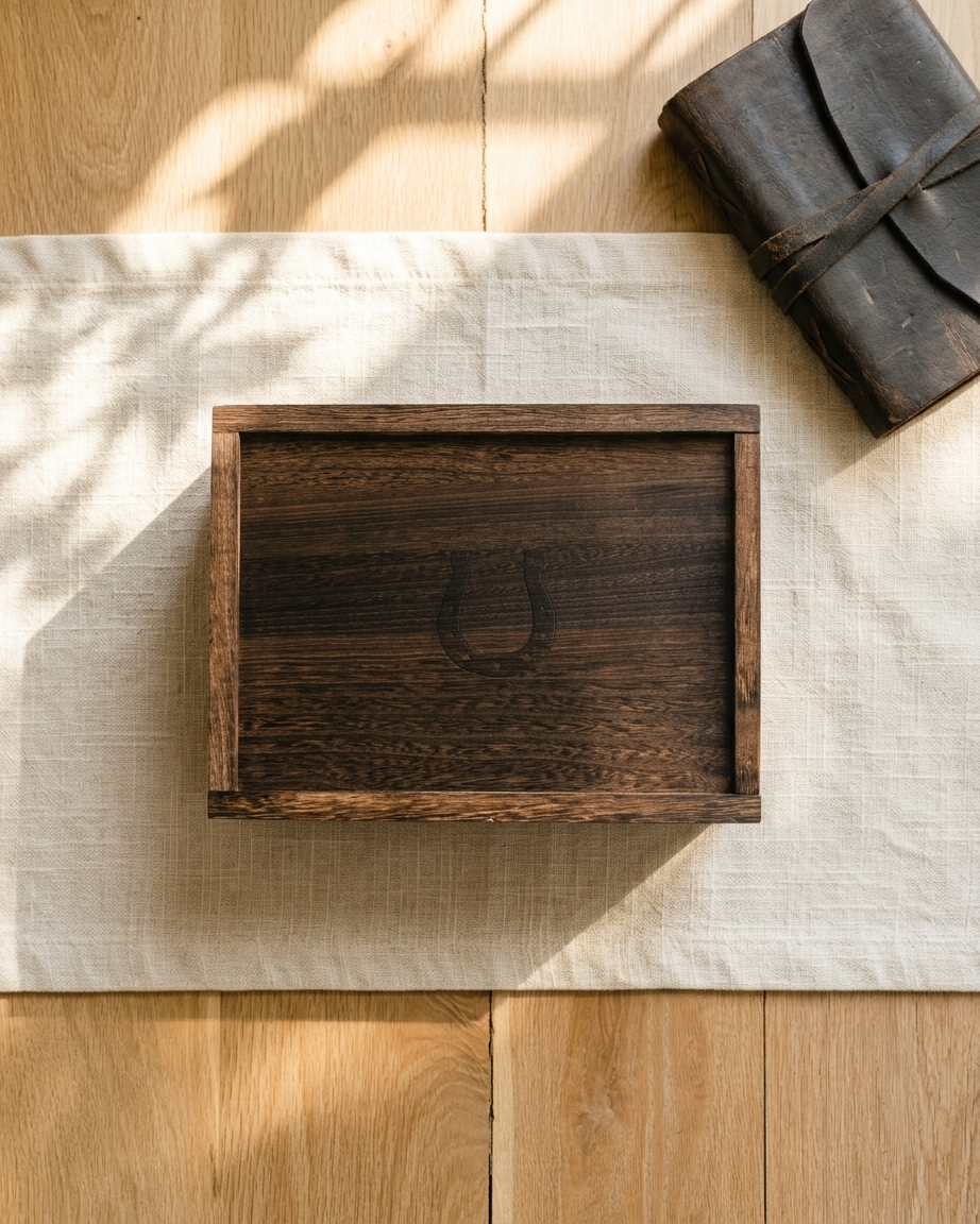Horse Keepsake Wood Box