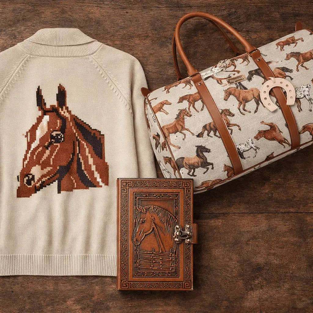 Equine Embrace Jacquard Sweater