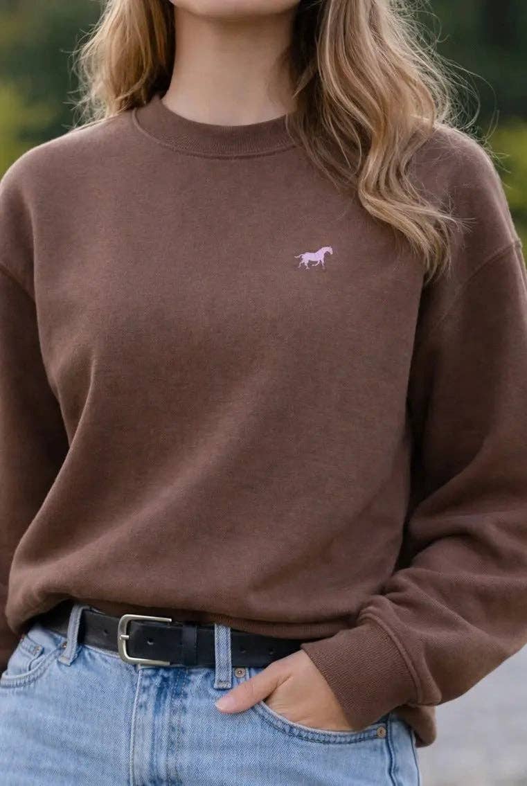 Chestnut Charm Horse Sweatshirt