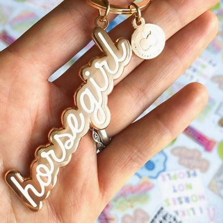 Dapplebay Horse Girl - Keychain - Riders Choice Supply Co