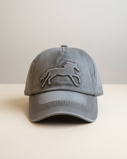 Vintage Horse Hat (Gray)