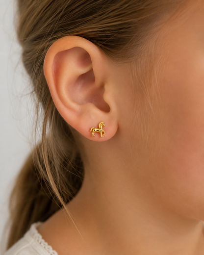Tiny Horse Earrings