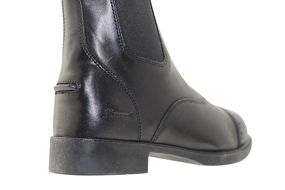 Adult Zip Up Synthetic Leather Paddock Boots: 8 - Riders Choice Supply Co