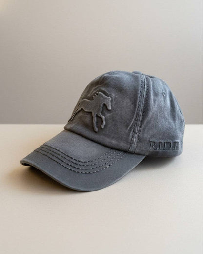 Vintage Horse Hat (Gray)