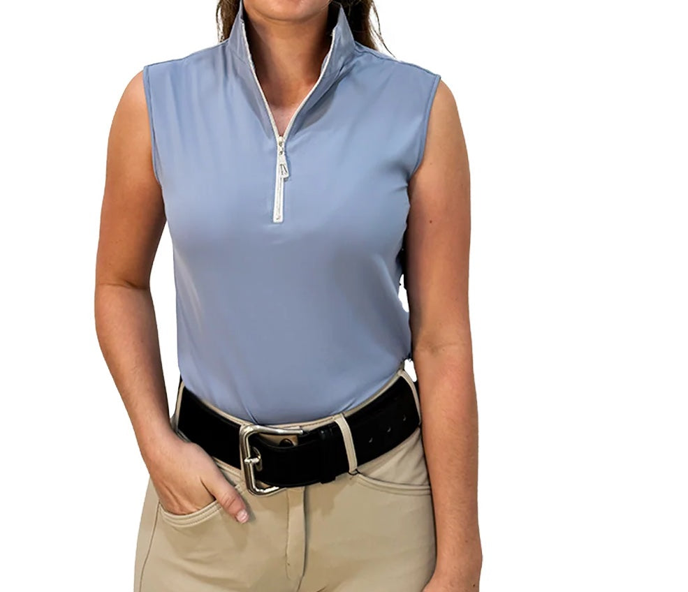 THE TAILORED SPORTSMAN™ Ladies’ IceFil® Quarter-Zip Sleeveless Sun Shirt