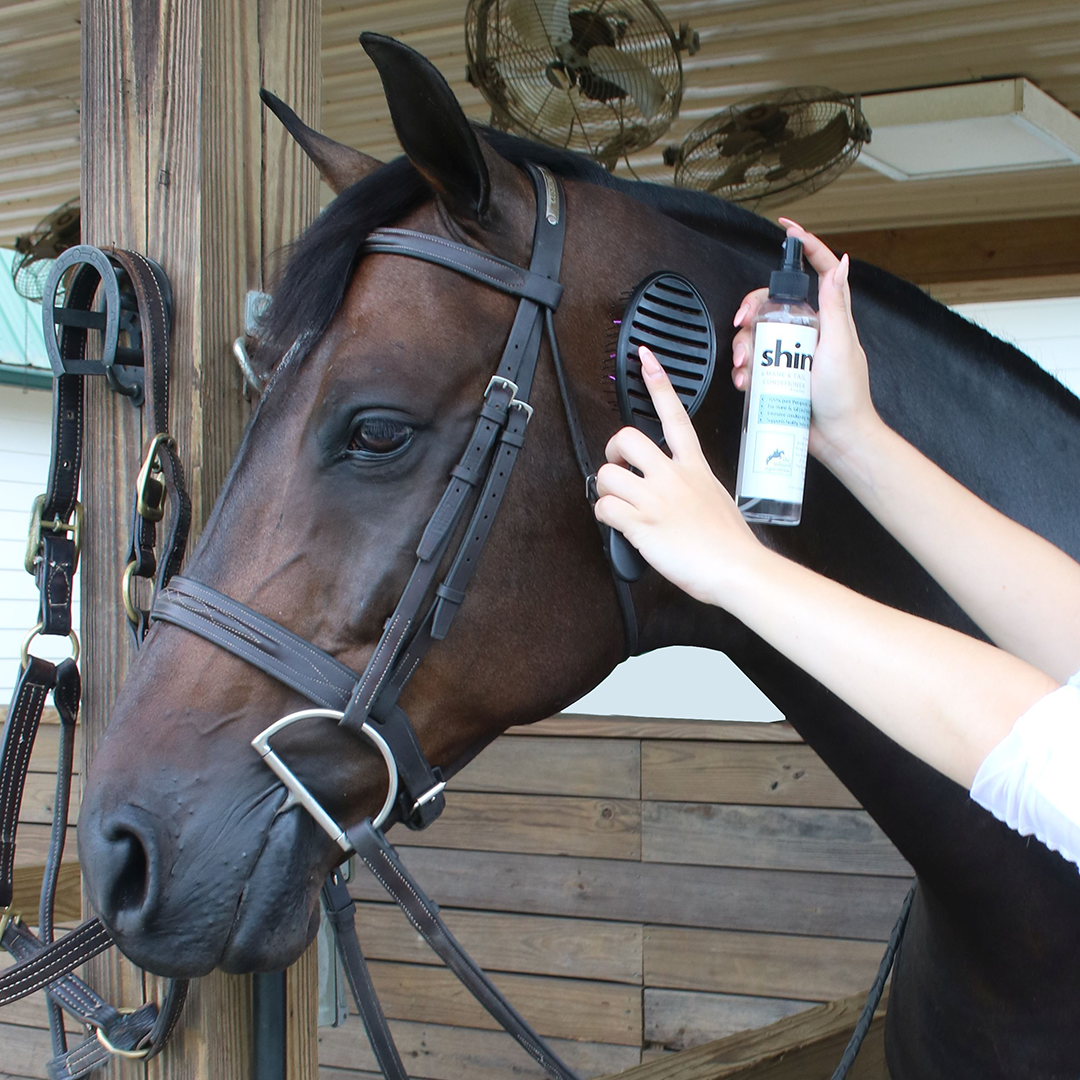 Shiny. A Mane & Tail Conditioner (4 oz., 8 oz., 28 oz.) - Riders Choice Supply Co