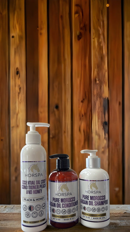 Essential Oil Coat Conditioner Peach and Honey with Sponge applicator