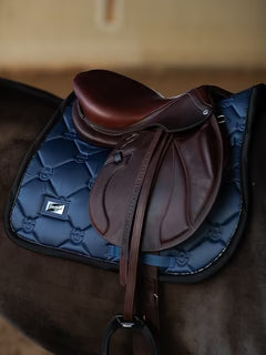 Equestrian Stockholm Jump Saddle Pad Dark Venice - Full