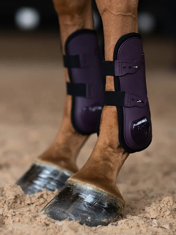 Equestrian Stockholm Anatomic Tendon Boots Black Raven - Full - Riders Choice Supply Co