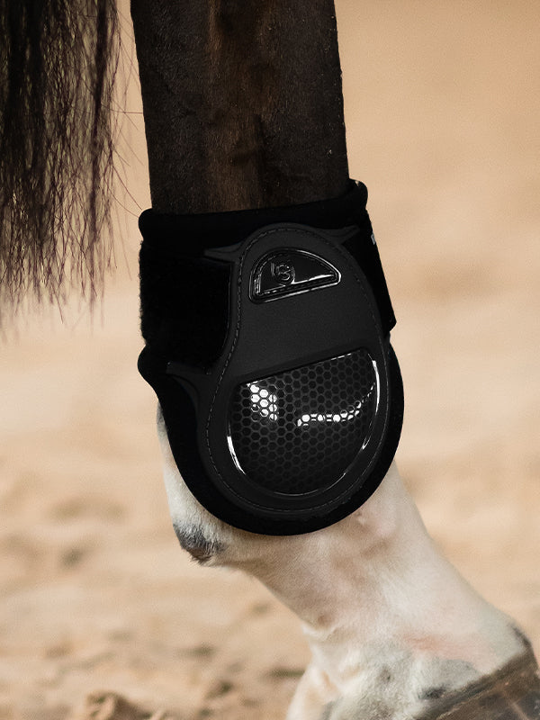 Equestrian Stockholm Anatomic Fetlock Boots Black Edition - Full - Riders Choice Supply Co