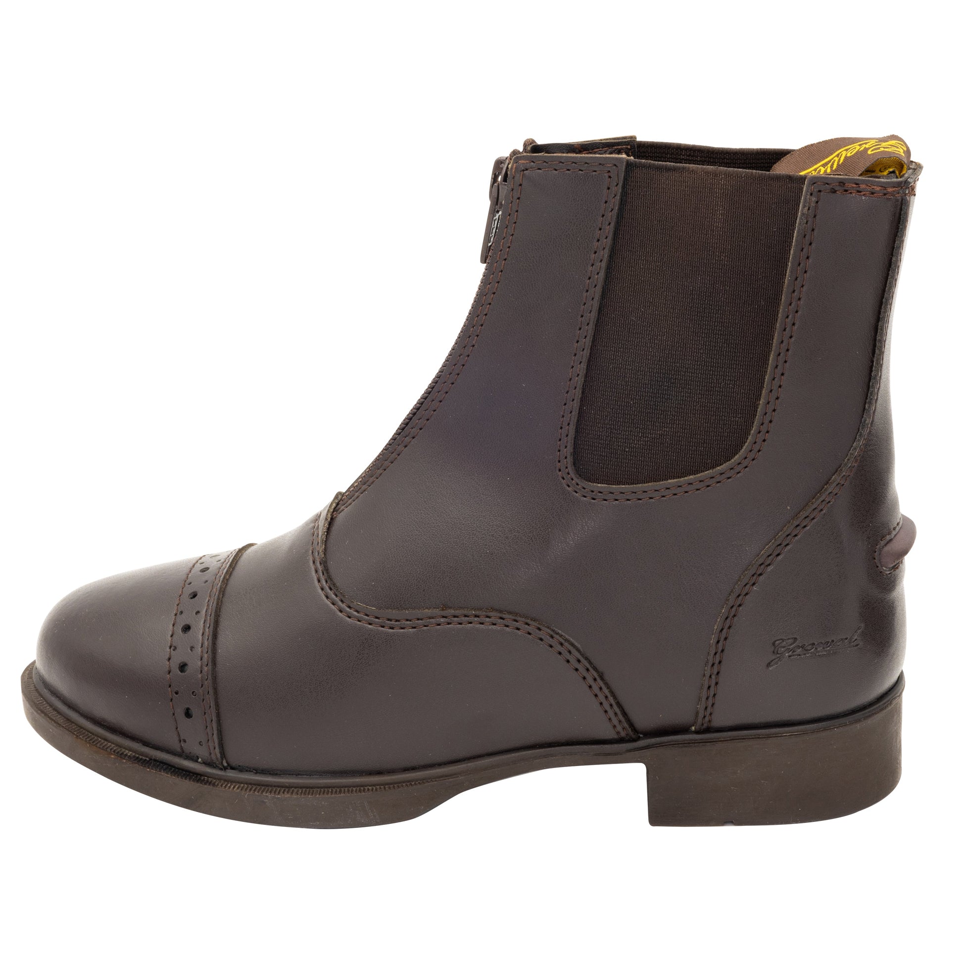 Grewal Equestrian Children's Zip Up Synthetic Paddock Boots - Riders Choice Supply Co