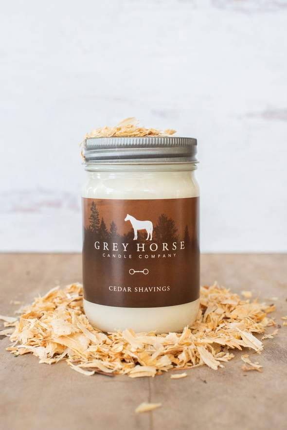 Cedar Shavings Soy Candle - Riders Choice Supply Co