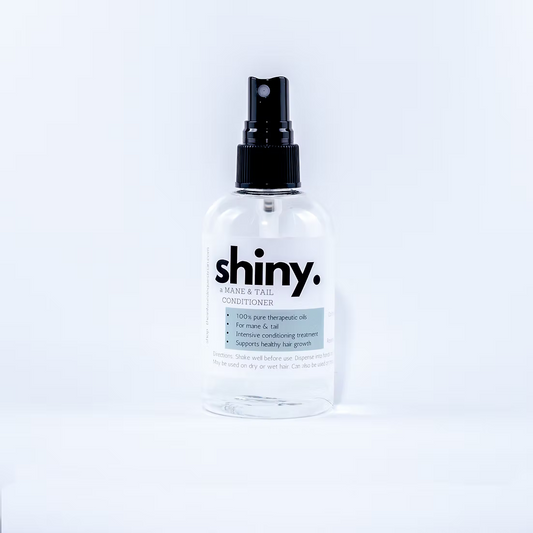 The Infused Equestrian- Shiny. A Mane & Tail Conditioner (4 oz) - Riders Choice Supply Co