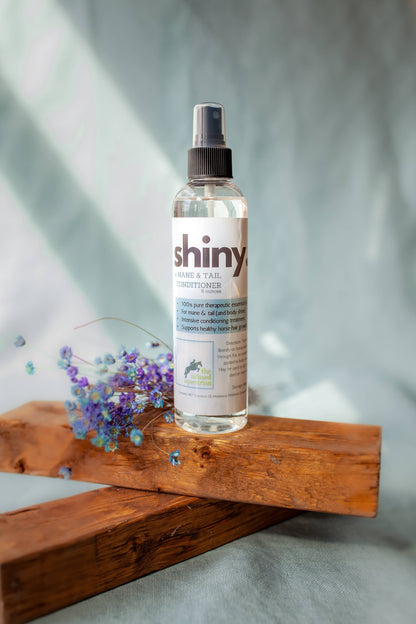 Shiny. A Mane & Tail Conditioner (4 oz., 8 oz., 28 oz.) - Riders Choice Supply Co