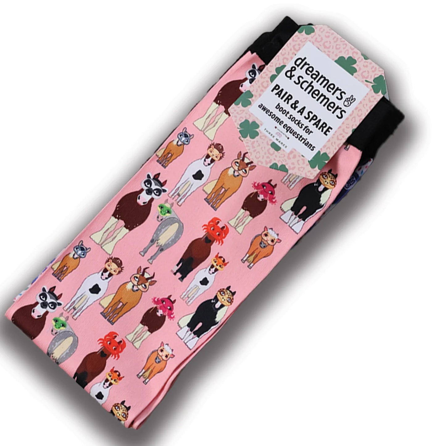 Dreamers & Schemers Pair and a Spare Boot Socks - YOUTH One Size - Riders Choice Supply Co