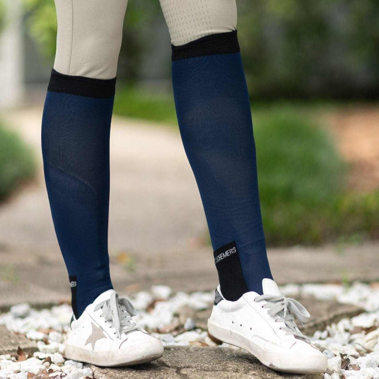 Simple Solid Pair of Socks - Dark Navy - Riders Choice Supply Co