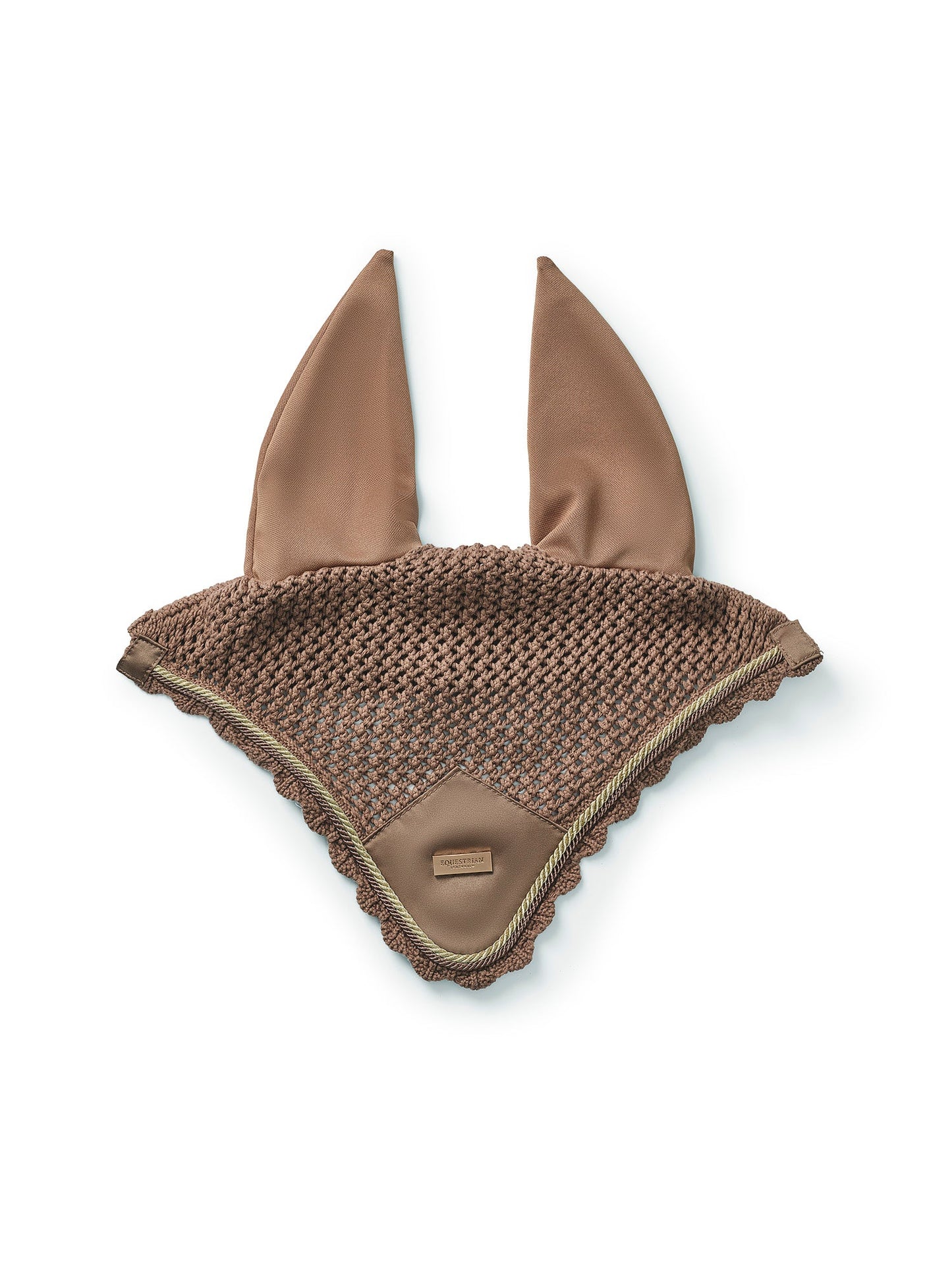 Equestrian Stockholm Ear Bonnet Champagne - Full - Riders Choice Supply Co